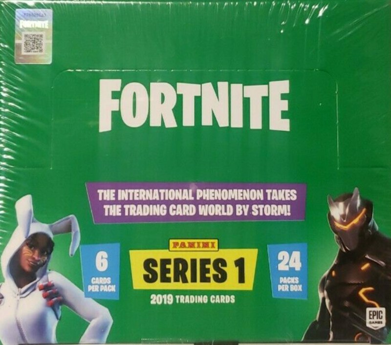 2019 Panini Fortnite Series 1 Hobby Box Clear Shrink Wrap