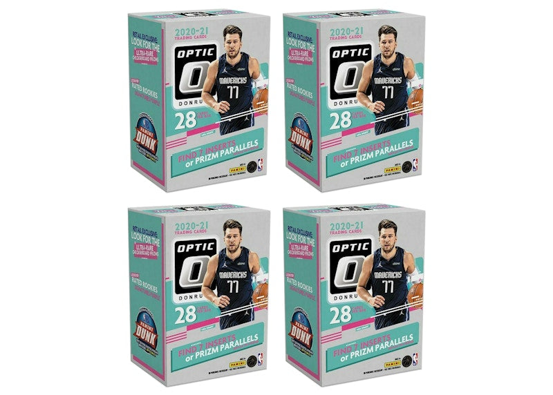 2020-21 Panini Donruss Optic Basketball Blaster Box 4x Lot