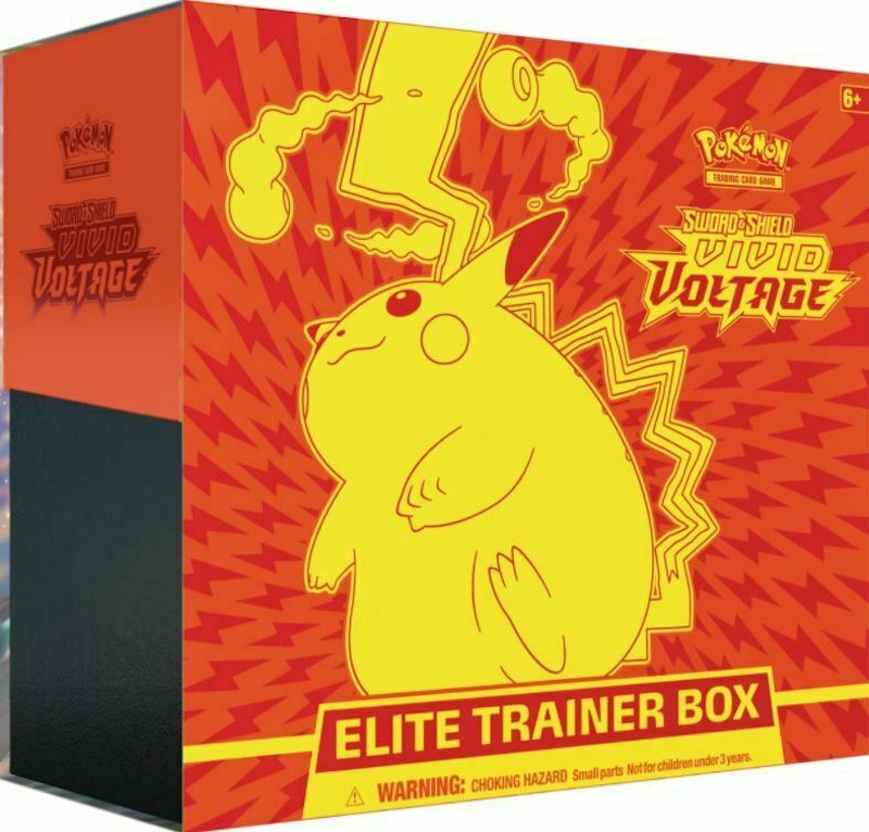 2020 Pokemon TCG Sword & Shield Vivid Voltage Elite Trainer Box