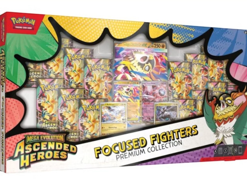 2026 Pokémon Mega Evolution Ascended Heroes Focused Fighters Premium Collection (Sam's Club Exclusive)