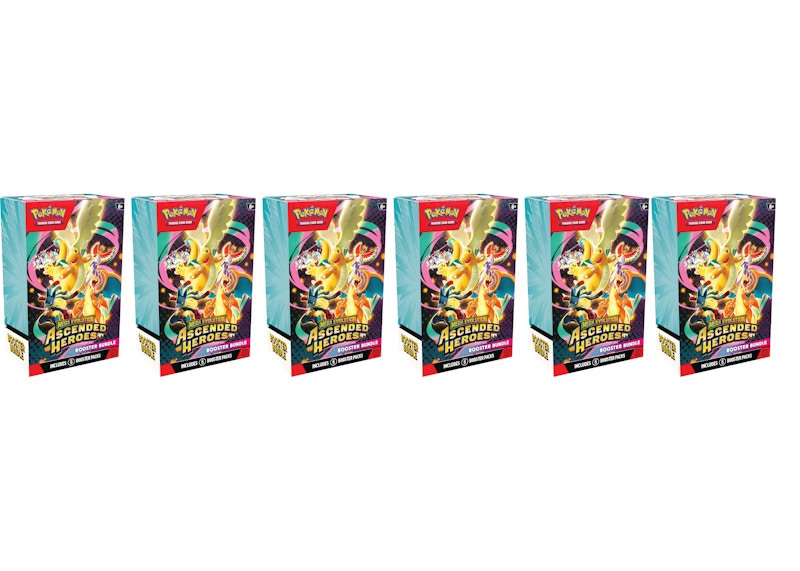 2026 Pokémon Mega Evolution Ascended Heroes Booster Bundle 6x Lot